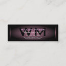 Buscar color rosa oscuro tarjetas de visita Sencillo