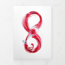 Buscar infinito tarjetas Rojo