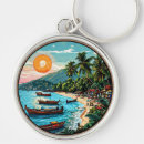 Buscar tropical llaveros Puesta de sol