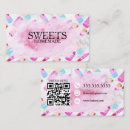 Buscar galleta tarjetas de visita Rosa