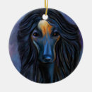 Buscar afgano adornos Perros afganos