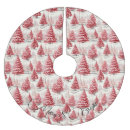 Buscar brillante faldas arbol navidad Rojo y blanco