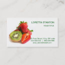 Buscar kiwi tarjetas de visita Fruta