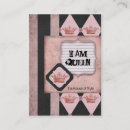 Buscar princesa real tarjetas de visita Reina