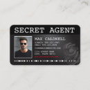 Buscar secreto tarjetas de visita Agente