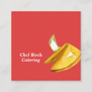 Buscar cookies tarjetas de visita Cocinero