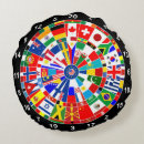 Buscar bandera del mundo cojines Viaje