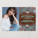 Buscar turquesa y marrón invitaciones Para ella