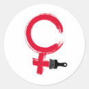 Buscar símbolo femenino pegatinas Símbolo de la mujer