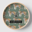 Buscar jungle animal relojes de pared Para todos