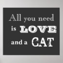 Buscar usted tiene gato posters Amor
