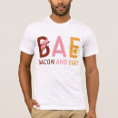 Buscar tocino y huevos camisetas Divertido