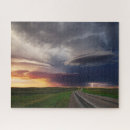 Buscar tormenta del relámpago puzzles Paisaje