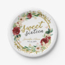 Buscar floral platos Invitados