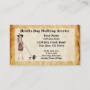 Buscar dog walking tarjetas de visita Profesional