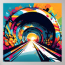 Buscar túnel posters Vibrante
