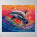 Buscar delfines posters Pintura