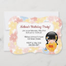 Buscar kokeshi invitaciones Geisha
