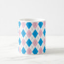 Buscar argyle azul tazas Elegante