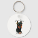 Buscar pinscher llaveros Negro