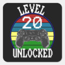 Buscar número 20 pegatinas 20 º cumpleaños