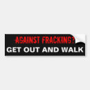 Buscar el fracking pegatinas parachoque Natural