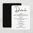 Buscar lujo 11x14 invitaciones Blanco y negro