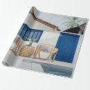 Buscar mimbre papel de regalo Azul