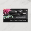 Buscar piedras calientes tarjetas de visita Salón