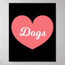 Buscar amo perros posters Negro