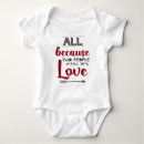 Buscar enamorados bebe ropa Día de san valentín