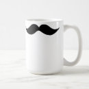 Buscar bigote y vidrios tazas Café