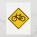 Buscar señales de tráfico postales Bicicleta