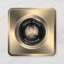 Buscar lente cámara de tarjetas de visita Logotipo