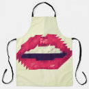 Buscar labios rojos delantales Fondo