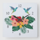 Buscar colibri relojes de pared Flores