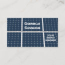 Buscar energía solar tarjetas de visita Negocio