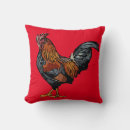 Buscar gallo rojo cojines Moderno