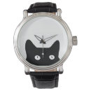 Buscar gato relojes Negro
