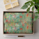 Buscar pintado floral papel papel de seda Rojo