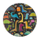 Buscar dinosaurios tablas cortar Ilustracion