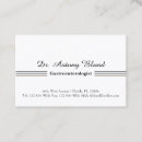 Buscar gastroenterólogo tarjetas de visita Clínica