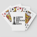 Buscar ajedrez barajas de cartas 6 ª reina