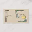 Buscar beb tarjetas de visita Azul