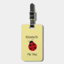 Buscar mariquita etiquetas para maletas Para niños