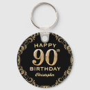 Buscar cumpleaños 90 llaveros Fiesta de cumpleaños