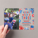 Buscar azul blanco rojo invitaciones Para niños