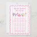 Buscar splish splash invitaciones Tropical