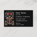 Buscar barroco tarjetas de visita Gótico