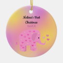 Buscar elefante amarillo adornos Recién nacido